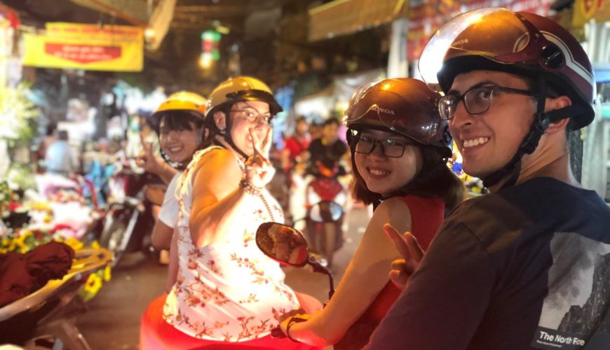 Saigon Food Tour by Scooter - Vespa - Motorbike