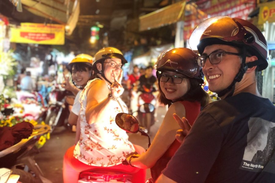 Saigon Food Tour by Scooter - Vespa - Motorbike