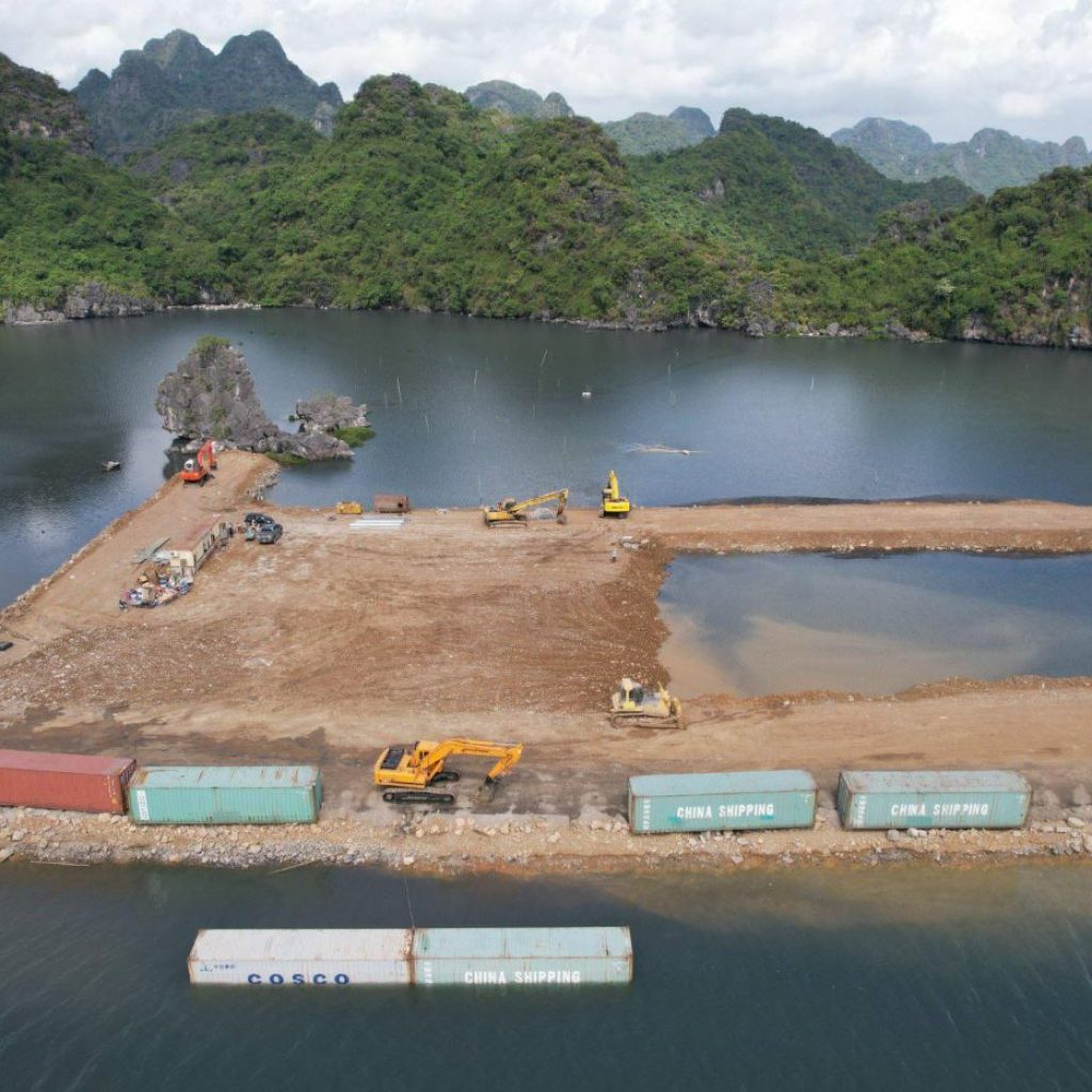 Constructions on Ha Long Bay ruining the UNESCO World Heritage Site