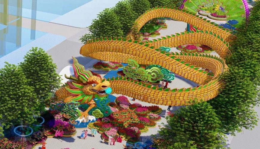 100m long dragon returns on Nguyen Hue Walking Street after 12 years