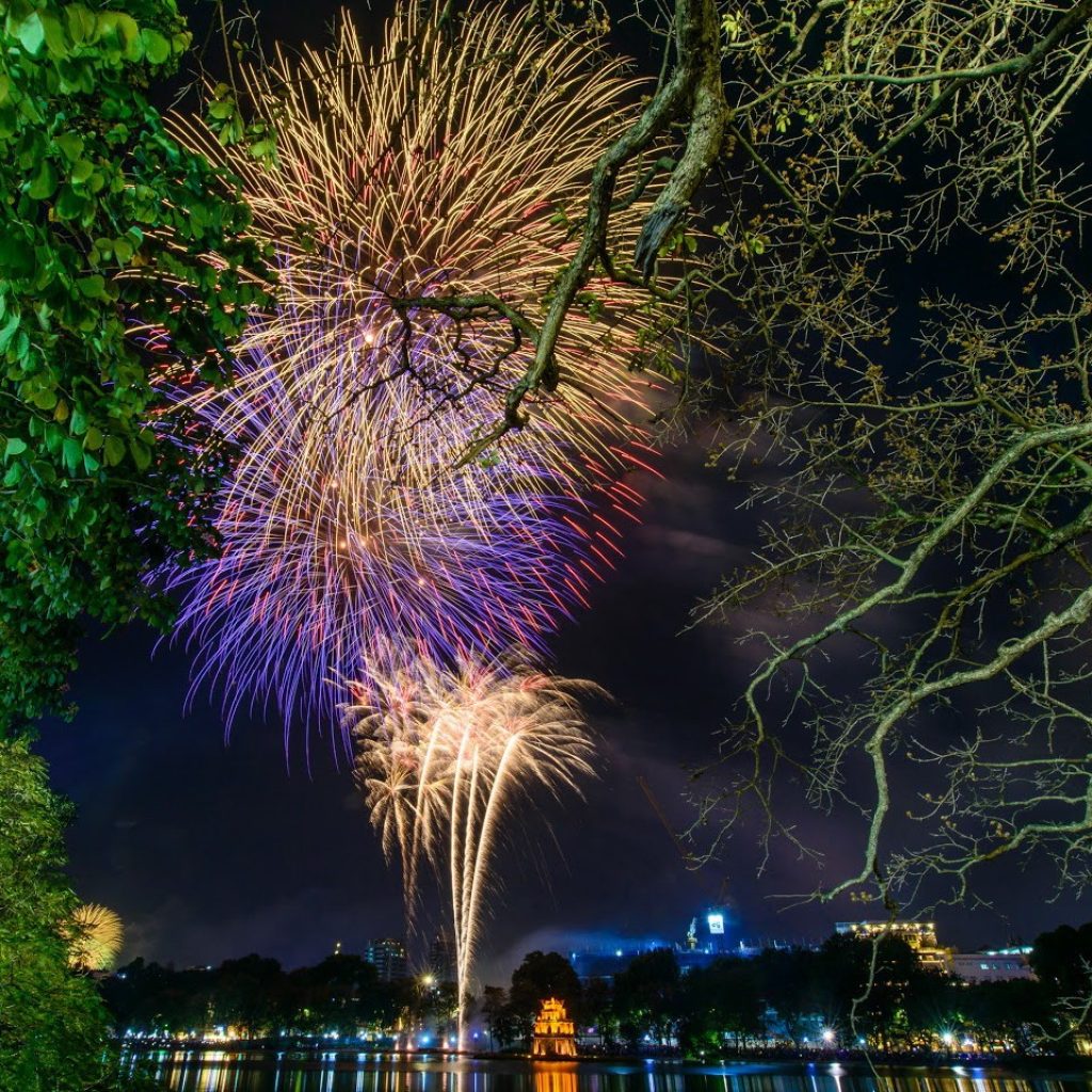 32 locations to see fireworks in Hanoi - Tet 2024