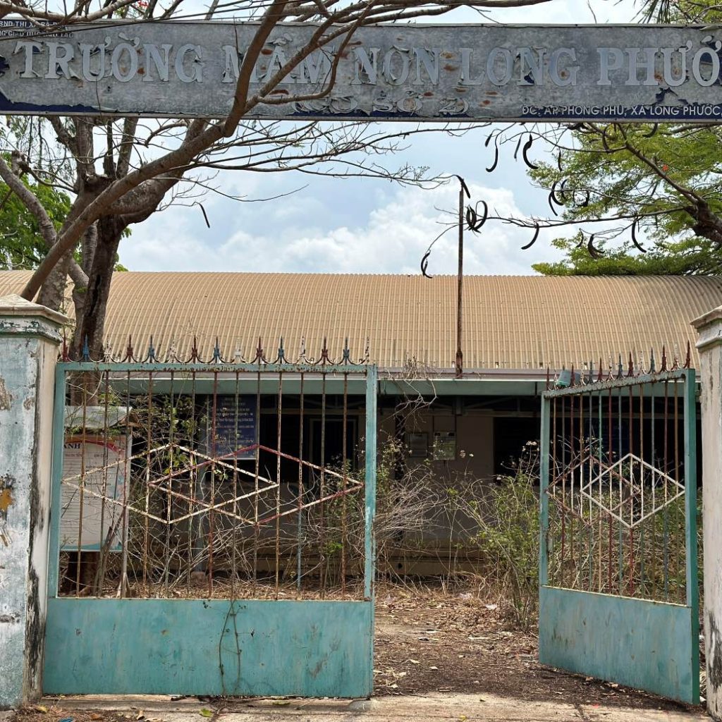 Abandoned Long Phuoc Kindergarten - Australian veteran contribution