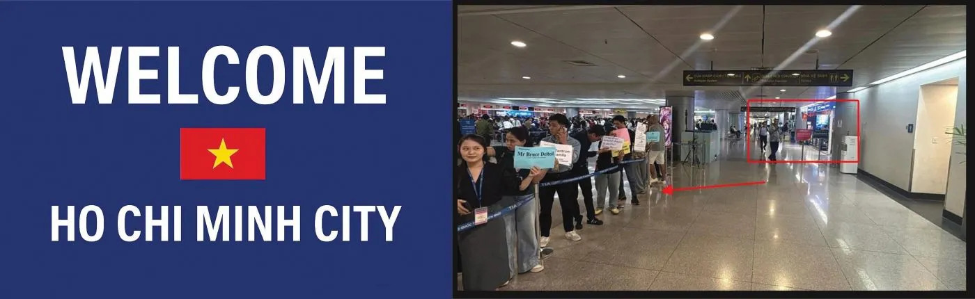 Welcoming Board - Vietnam Airport Fast Track
