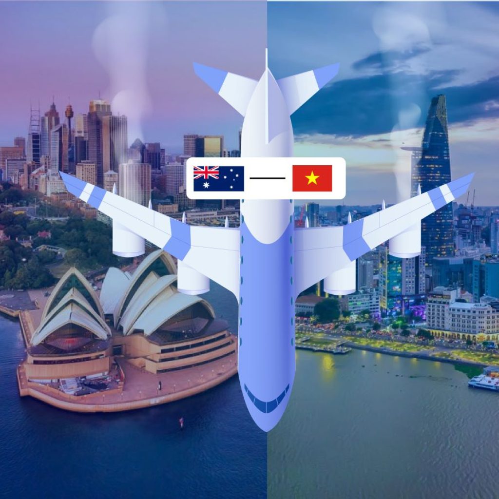 Best direct flights from Australia to Vietnam and Comparisons