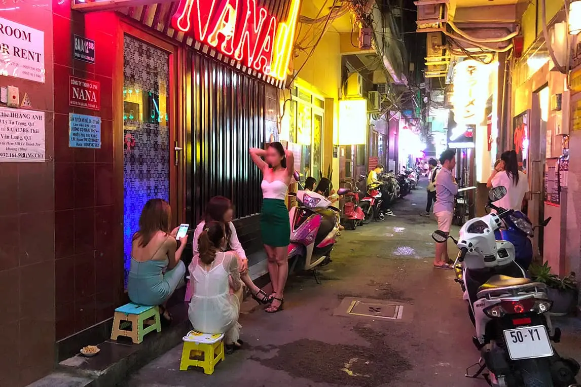 Saigon is the famous Vietnam Red Light Area