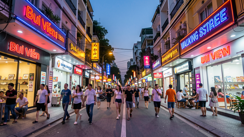 Bui Vien Walking Street District 1 Ho Chi Minh City