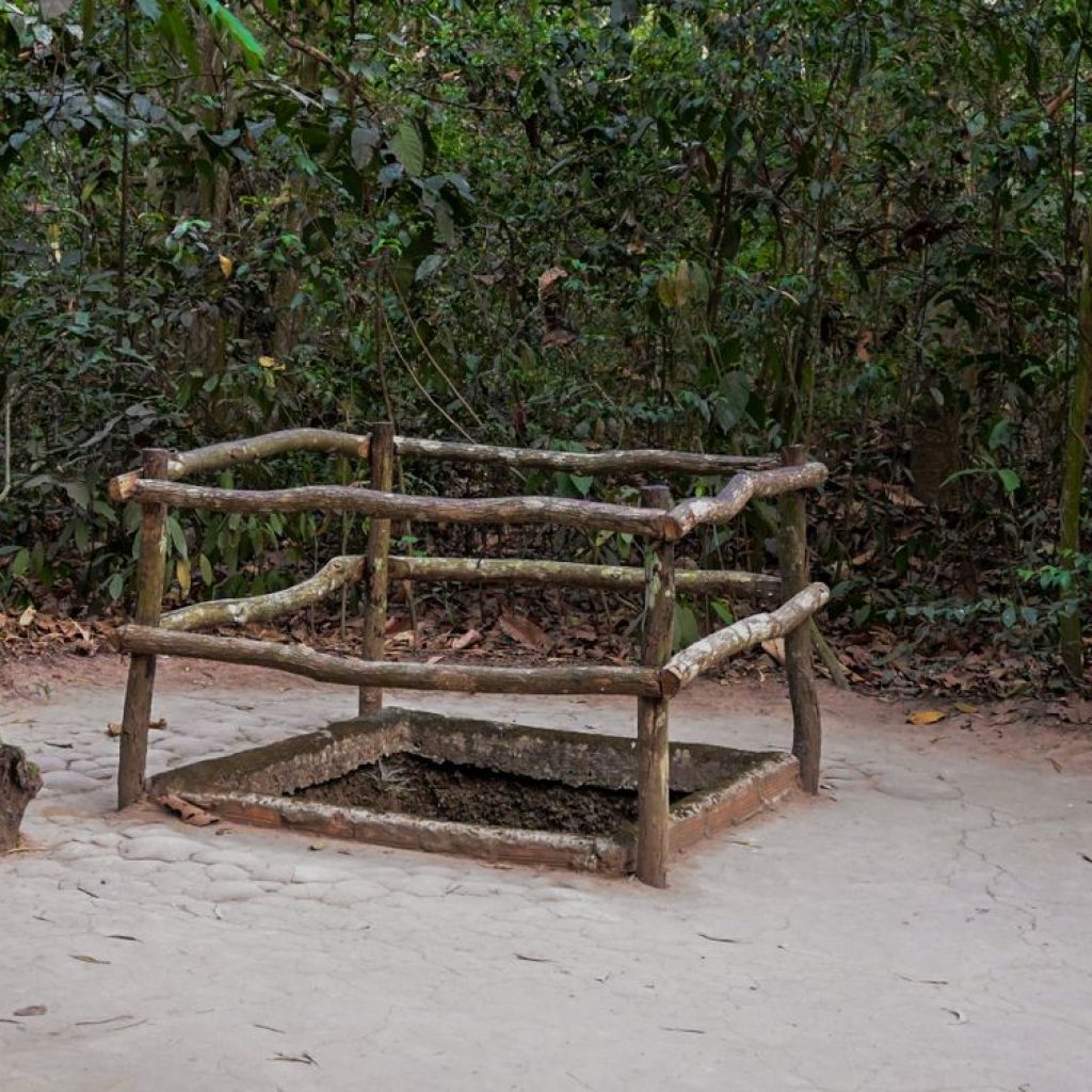 Entrance to the Cu Chi Tunnels in Ho Chi Minh City — a network of underground tunnels used during the Vietnam War