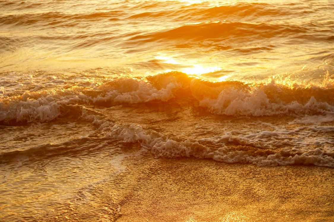 My Khe Beach in Da Nang at sunrise with empty shoreline